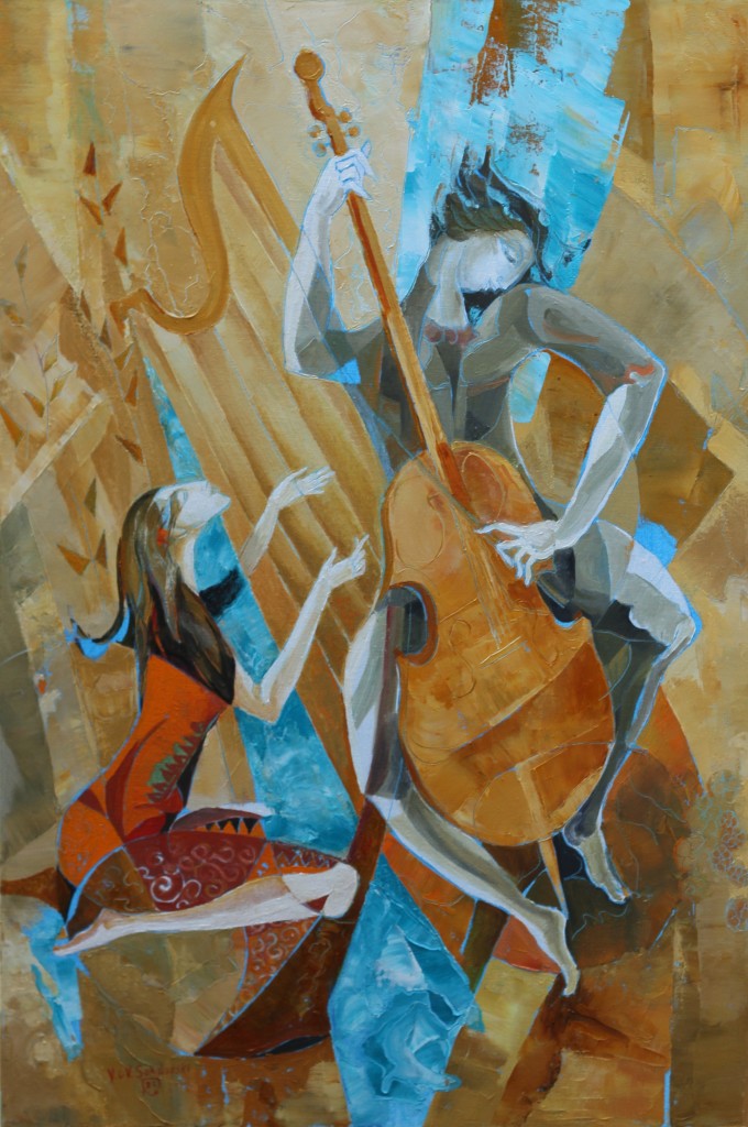 Duet - Oil on Canvas, 36x24 - Valeri Sokolovski