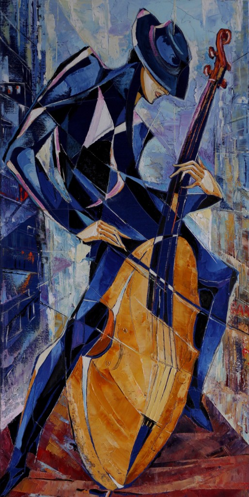 Minor in Blue -oil-on-canvas-36x18-Valeri-Sokolovski - artofvaleri.com