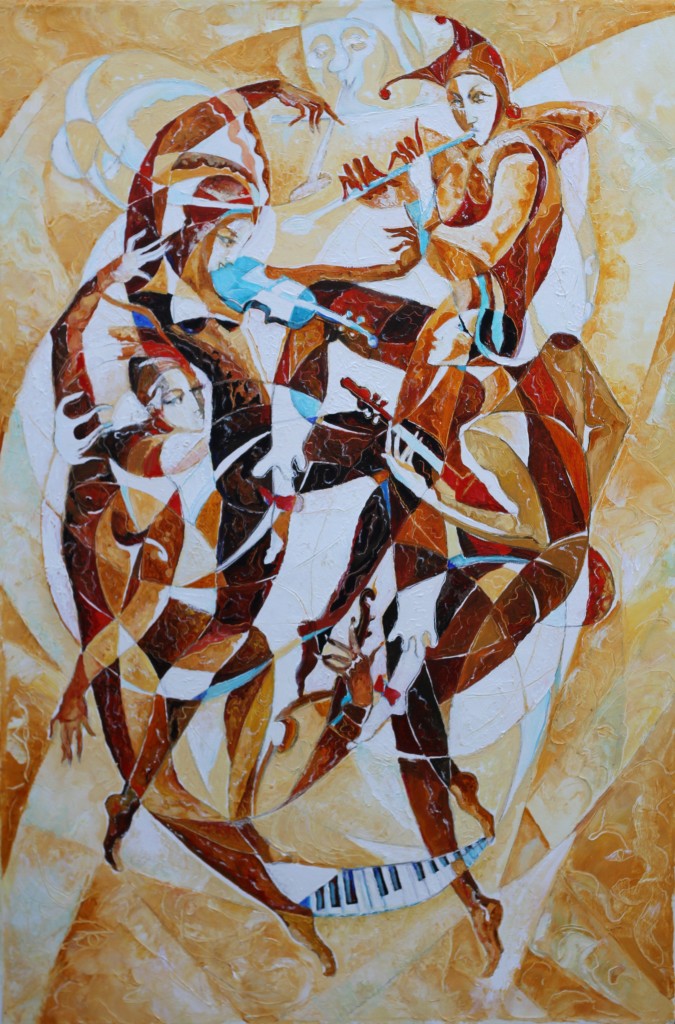 Quertet - Oil on canvas - 24 x 36 inches - Valeri Sokolovski - artofvaleri.com